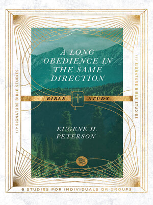 cover image of A Long Obedience in the Same Direction Bible Study